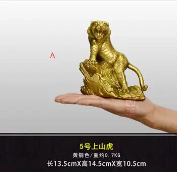 

Pure copper tiger feng shui lucky zodiac up mountain tiger living room crafts decoration
