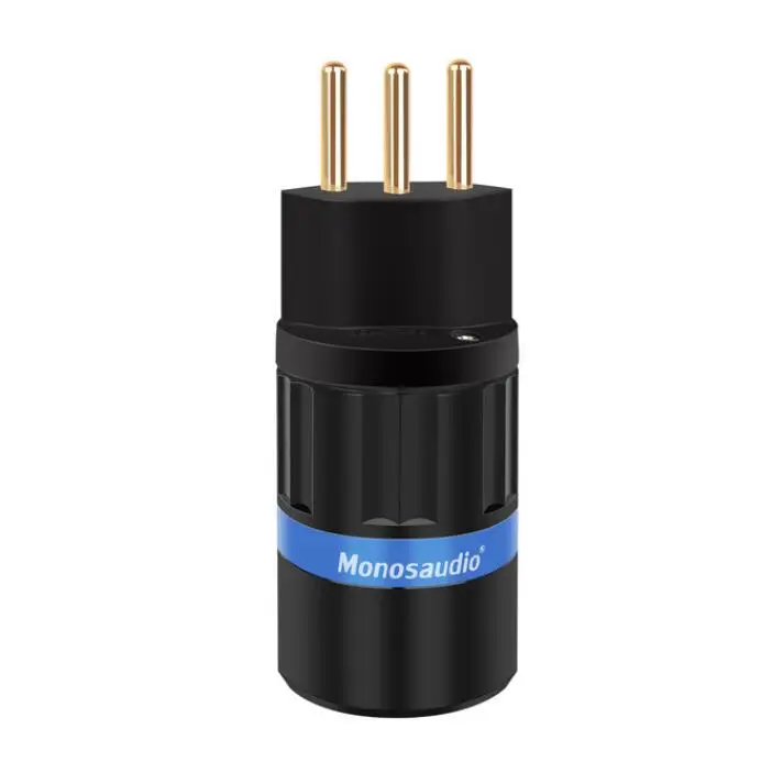 HIFI MS150G Gold Überzogene Schweizer Schweiz 3 Pin Stecker HIFI Power Stecker Schweiz Schweizer CH Power Stecker Für Audio Power – Detail 1