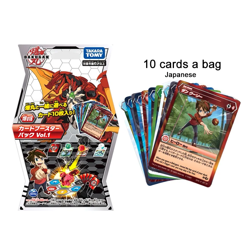 Takara Bakugan Trading Card Game TCG 016 Vol.1 028 Vol.22 Board Game Card Collections Kids Gifts Battle Brawlers Bakucore