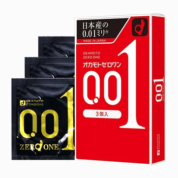 

Okamoto Zero Zero One 001 Polyurethane Condom Intimate Goods Contraception Sex Penis Cock Sleeve Condoms For Men