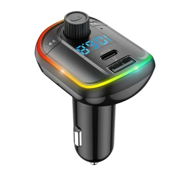 

T829 Car MP3 Player Car Bluetooth Hands-Free 18W Fast Charge PD FM Transmitter Type-C Fast Charge