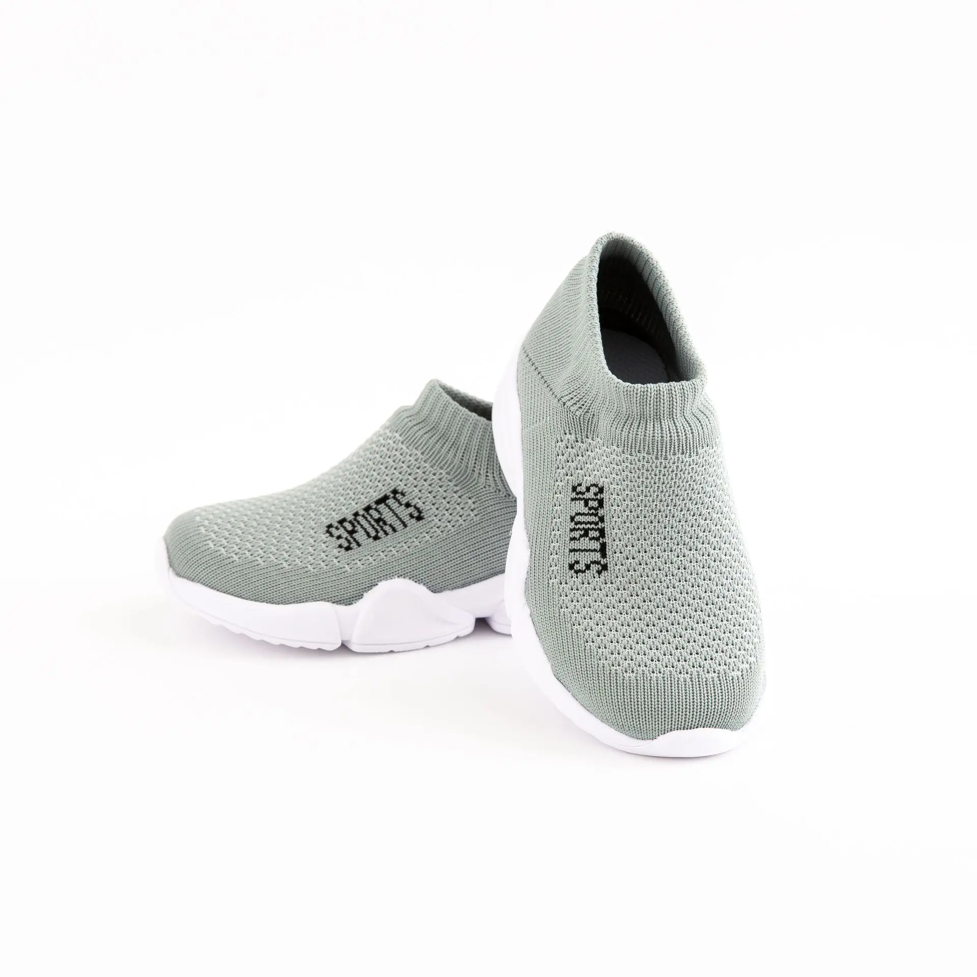 

Spring And Summer Mesh Breathable Soft Bottom Toddler Shoes Elastic Screw Type Shock Absorption CHILDREN'S Shoes Baby Athletic S