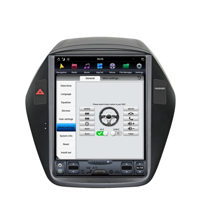 NAVITOPIA 10,4 дюймов 4G+ 64GB Tesla стиль вертикальный экран Android 8,1 Автомобильная dvd-навигационная система для hyundai Tucson IX35 2010 2011-2013