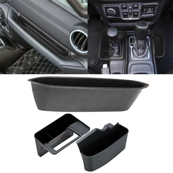 

3pcs Set Auto Car Storage Box Gear Side For Jeep Wrangler JL Inner Replacement