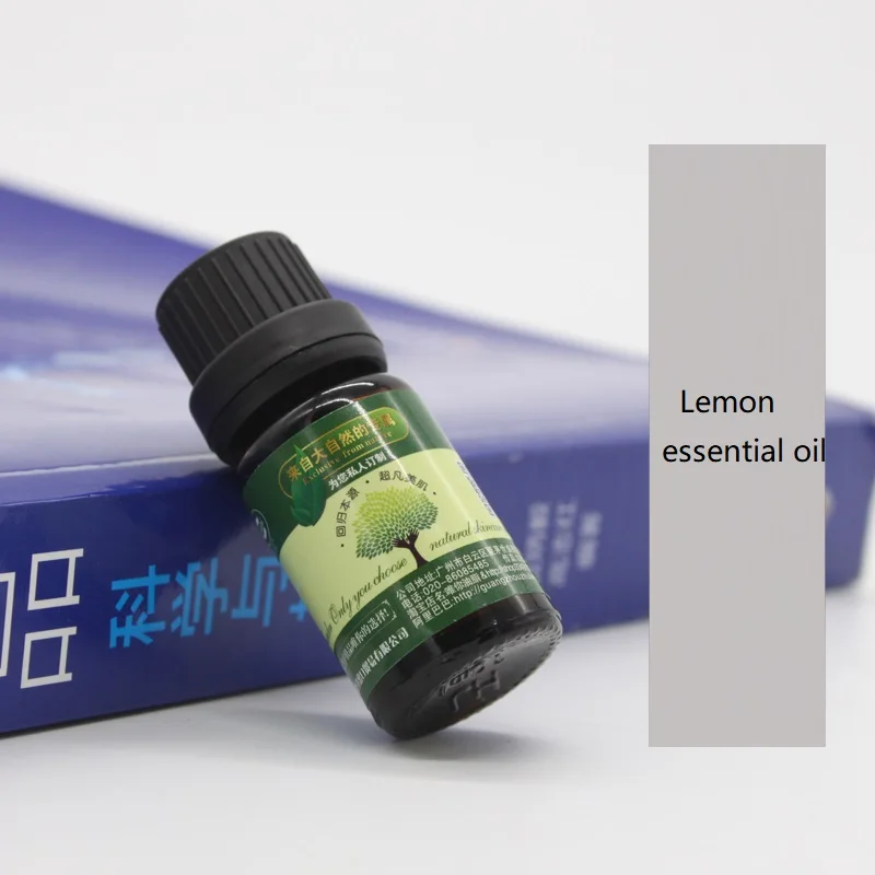 Natural healthy Lemon Essential Oil 10ml regulates, astringes, balances oil secretion, and cures acne