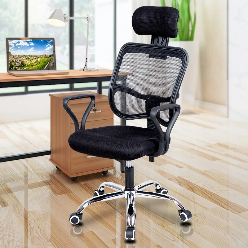 

Manufacturers Direct Selling Computer Chair Home Office Chair Bow-shaped Computer Mesh Seat Casual Height Adjustable Backrest Go