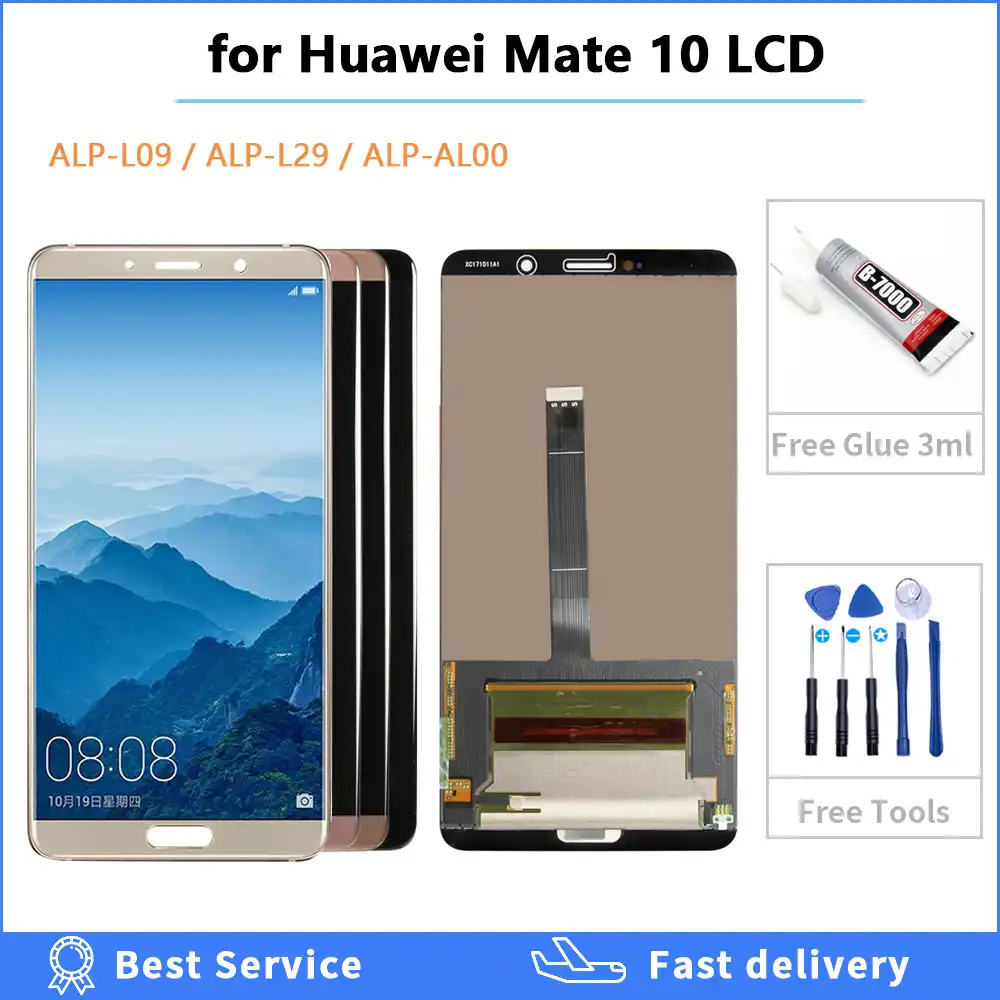 ЖК дисплей 5 9 дюйма для HUAWEI Mate 10 + сенсорный экран с рамкой дигитайзер Huawei Mate10 ALP L09