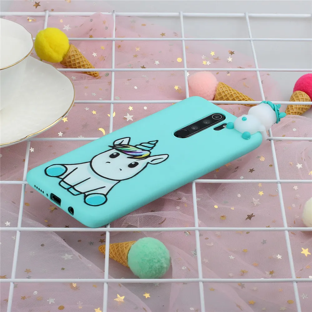 FLYKYLIN 3D мультяшный чехол для Xiaomi Redmi Note 6 7 8 9 Pro задняя крышка Max 8T мягкий силиконовый