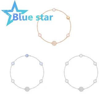 

Swarovskis bracelet original 1:1 exquisite crystal girl fashion jewelry bracelet personality holiday party jewelry gift