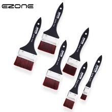 EZONE 1 шт., нейлоновая кисть, ручная краска, ed, настенная кисть, акварельная акриловая масляная кисть, 6 разных размеров, мягкая кисть для волос