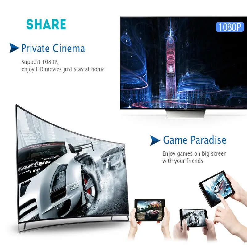 Diconna B4 1080P беспроводной HDMI электронный ключ 2,4 ГГц DLNA Miracast wifi с антенной wifi Дисплей HDMI tv медиаключ беспроводной приемник