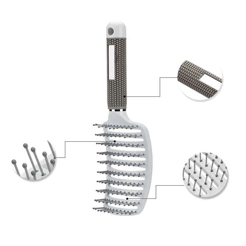 New Anti-static magic comb for hair Healthy Paddle Cushion Free Heat Barber Salon Hair Care Vent Tine Teeth Massage Hair brush