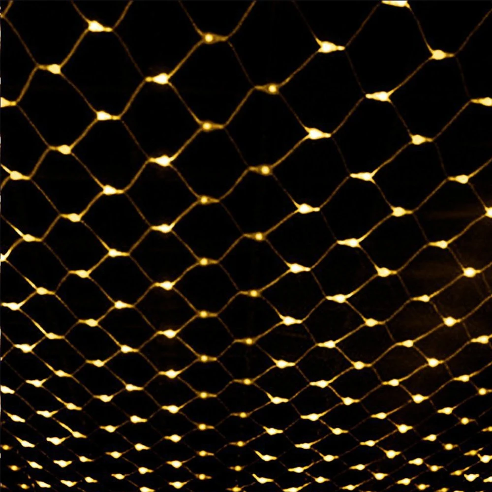 3x2M Christmas Garlands LED String Valentine Net Lights Fairy Party Garden Wedding Outdoor Decoration Curtain Lights String 3