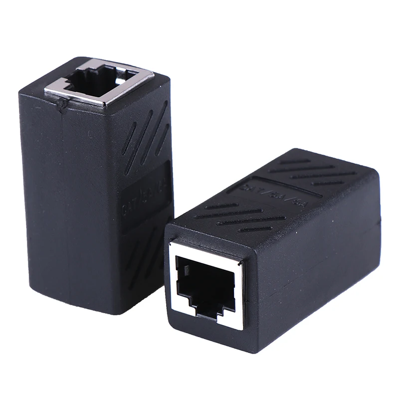 

RJ45 LAN connector 2Pack inline Cat7/Cat6/Cat5e Ethernet Cable Extender Adapter