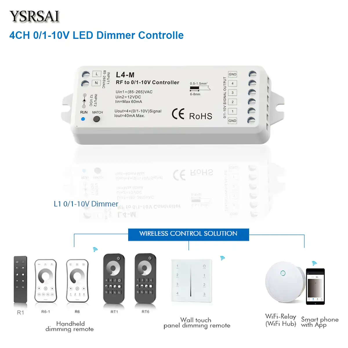 ZigBee ZLL 1 10V LED Light dimmer Controller Smart Home Modified With