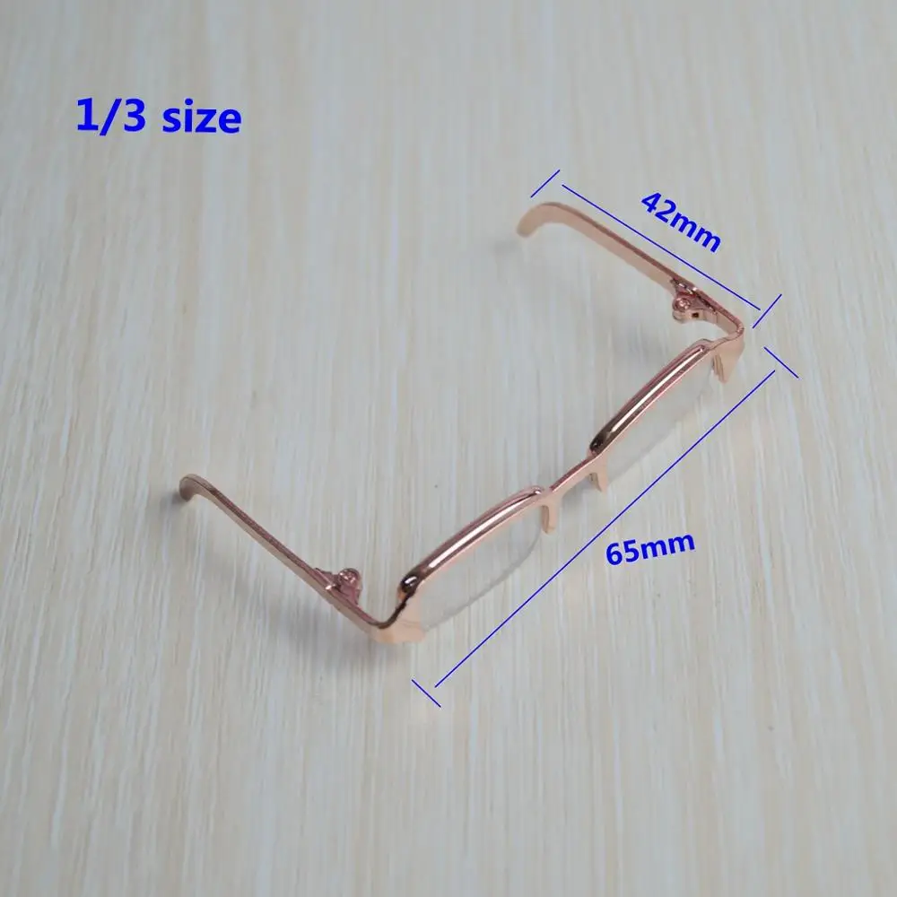 BJD очки Bookman Prop золотой для 1/4 1/3 2" 60 см BJD MSD SD SD17 70 см DD DOD DK DZ Volks куклы HEDUOEP