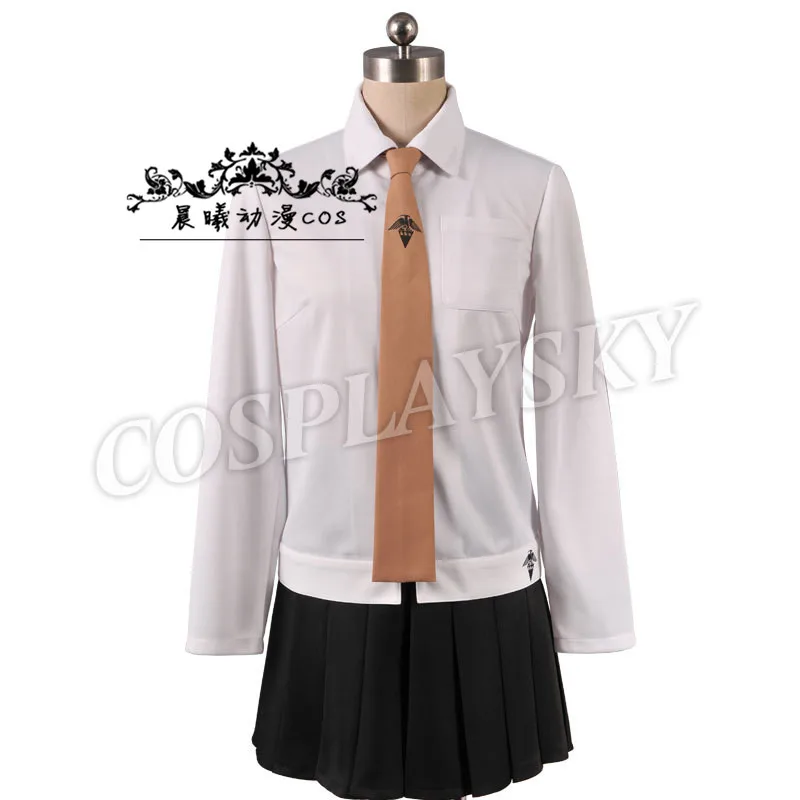 Danganronpa Dangan Ronpa Kirigiri kiuko полный комплект униформы куртка+ рубашка+ юбка+ галстук+ перчатки костюм для косплея фиолетового цвета парик