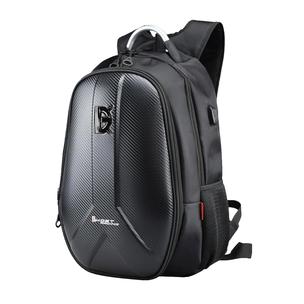 Perfeclan Motorcycle Helmet Backpack Racing Luggage Hard Shell Shoulder Bag