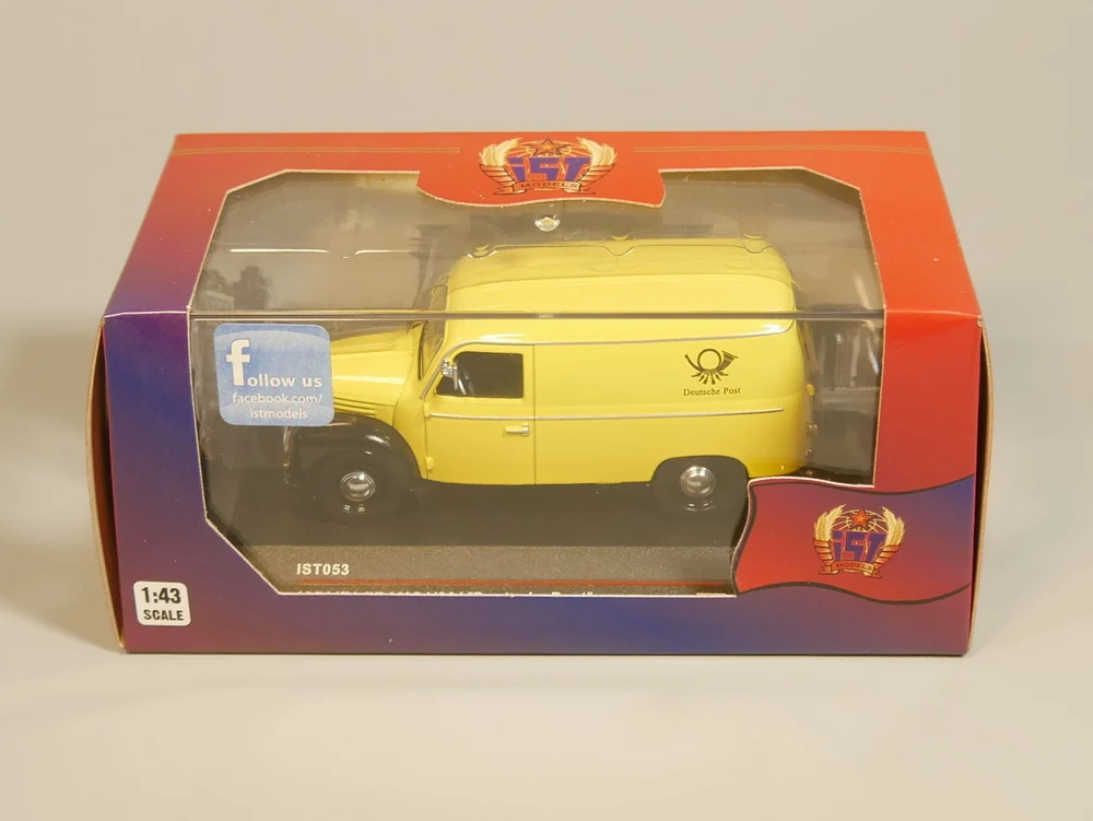 Модель автомобиля под давлением ИФА фрамо V901 Deutsche post 1:43 1954|Наземный транспорт| |