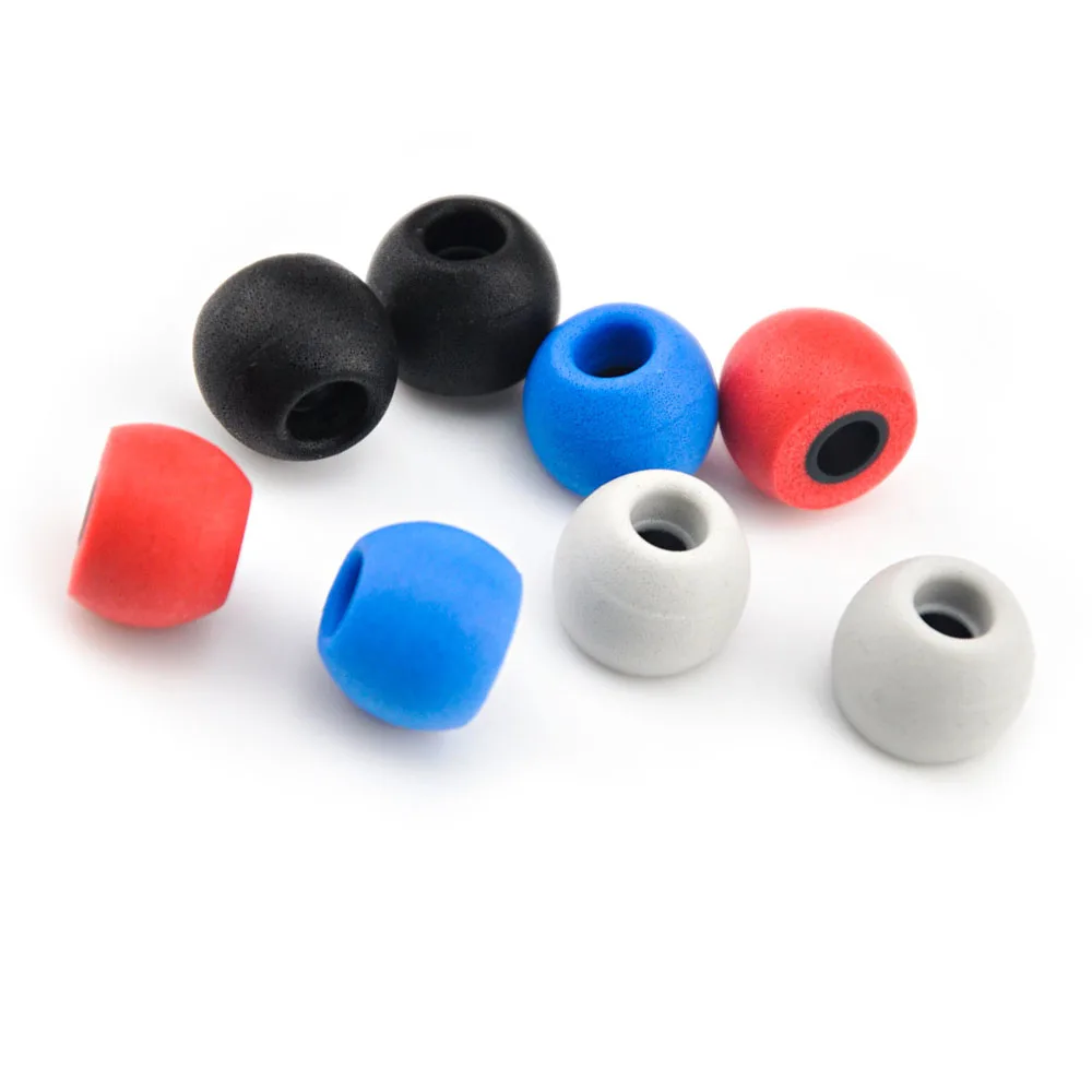 

4.9mm Memory Foam Ear Tips Headset Sponge Earbud For Sennheiser Sony And Other In-ear Earphones Headphones 4.6-6.0mm 2 Pairs