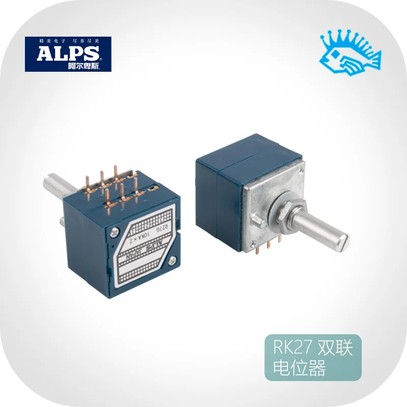 1 шт. японский оригинальный ALPS RK27 потенциометр громкости двойной лихорадки A10K 50K