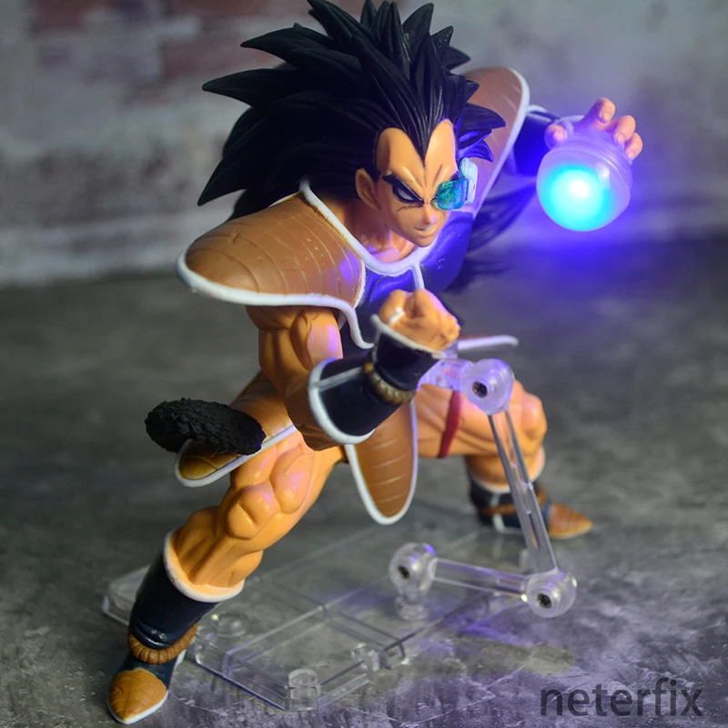 Dragon Ball Z Budokai 5 Raditz Боевая форма модель Фигурка светодиодный светильник дисплей