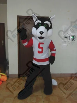 

quality sport dog mascot costumes cartoon wolf mascot design