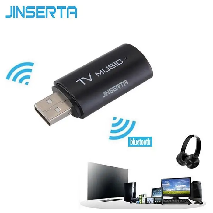 Портативное соединение через usb и беспроводное, через Bluetooth аудио передатчик Черный 10 м 2480 МГц 2,1 стерео 43g музыкальный передатчик