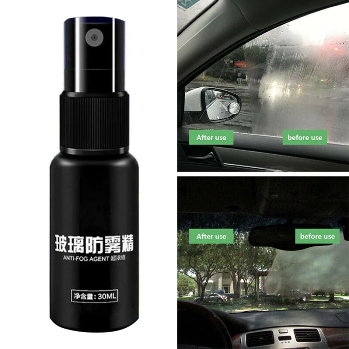 Waterproof Anti-Fog Coating Agent Spray for Car Rear View Mirror Windshield 30ml TB Sale