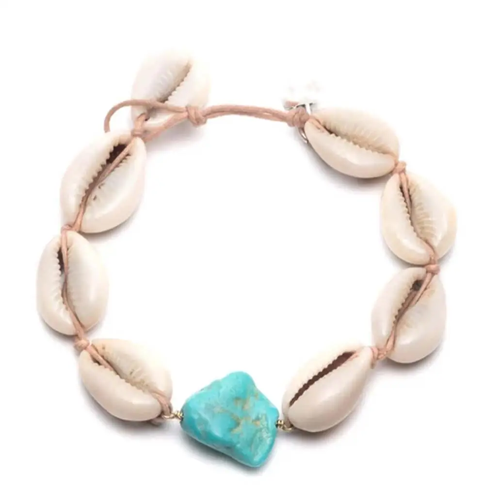 Boho значки на руки для женщин этнические акриловые бисерные лодыжки браслет Мода эффектное красочное пляжное украшение на ногу подарок для отдыха - Окраска металла: 12