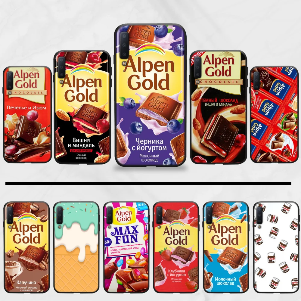 Чехол Alenka bar wonka из ТПУ с шоколадным принтом на заказ для телефона Samsung A20 A30 30s A40 A7