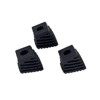 

3PCS Drum Rubber Feet Drum Rack Floor Protector Percussion Parts for Drum Hardware Cymbal Stand Rack Bracket (Black)