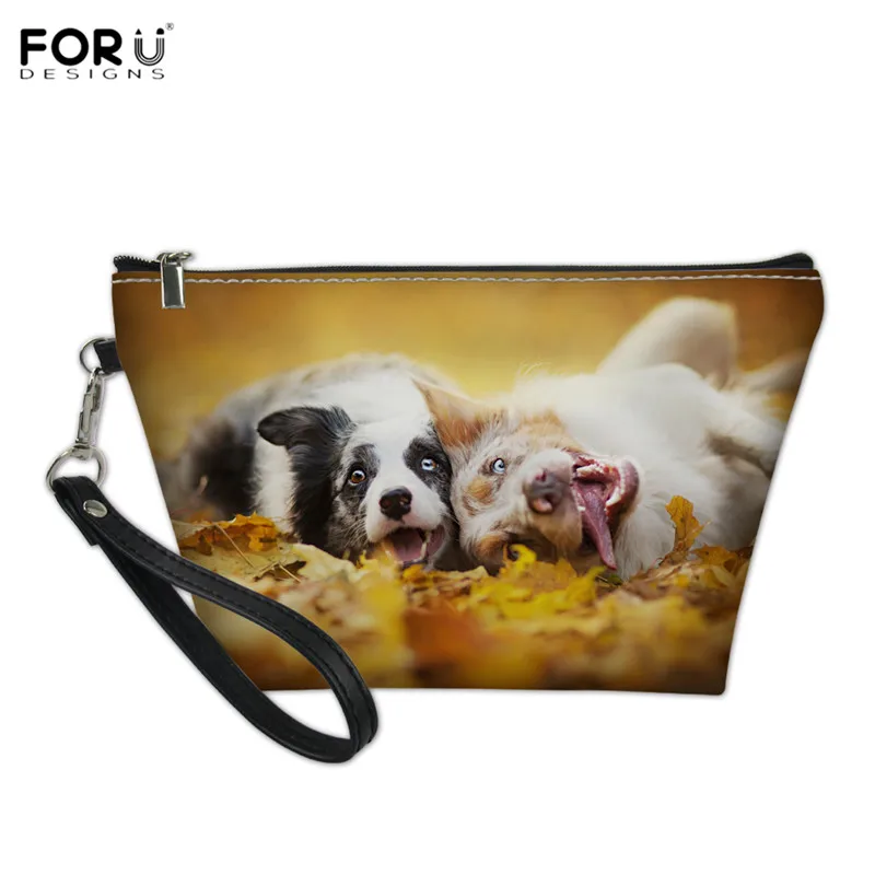 FORUDESIGNS/Сумка для макияжа из искусственной кожи; модная женская косметичка с объемным принтом; косметичка для путешествий; красивые Чехлы для девочек-подростков - Цвет: HMC471Z8