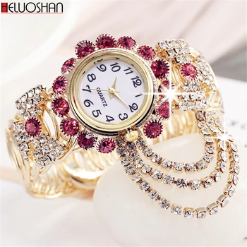 

2020 Top Brand Luxury Rhinestone Bracelet Watch Women Watches Ladies Wristwatch Relogio Feminino Reloj Mujer Montre Femme Clock