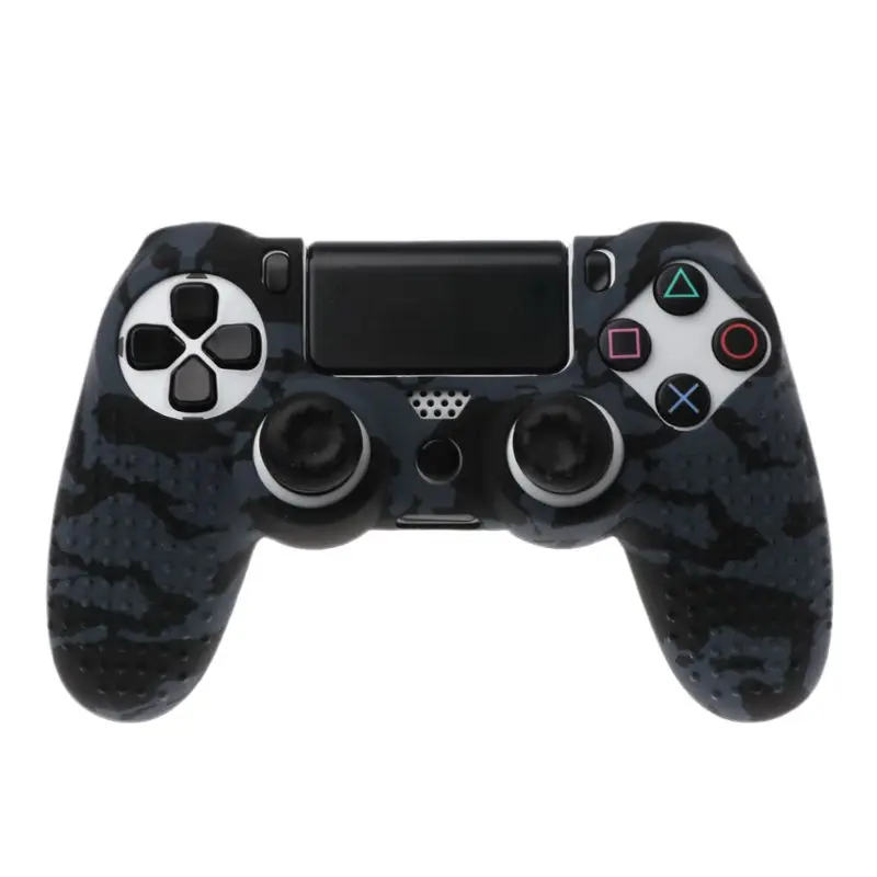 

Anti Slip Camo Silicone Case Cover With Grip Cap Joystick Caps Protective Cover For Playstation PS4 Controller Au08 19 Dropship