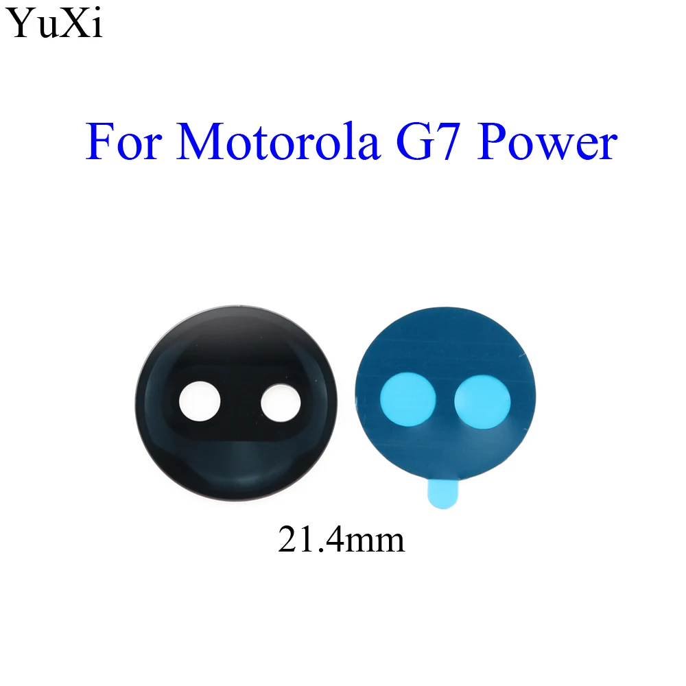 YuXi задняя Задняя крышка объектива камеры с клеем eplacement части для Motorola Moto G7 power |