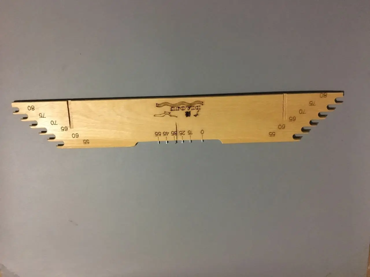 

Sub-line Ruler with Hook from Sub-line Ruler Line Measurement Board Wood Cut Route Ruler Fishing Gear