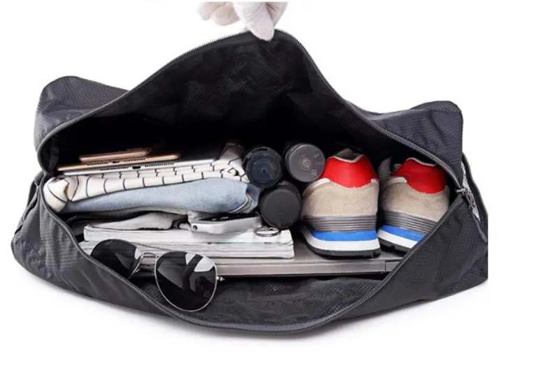 Duffle Organize Handbag Hand Luggage Women Men Large Capacity Sport Shoulder Weekender Bag Waterproof Folding Travel Bags