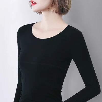Autumn Winter Женская одежда для беременных и кормящих; сезон осень-зима; модная водолазка для кормления; Повседневная Футболка для беременных - Цвет: Autumn Winter
