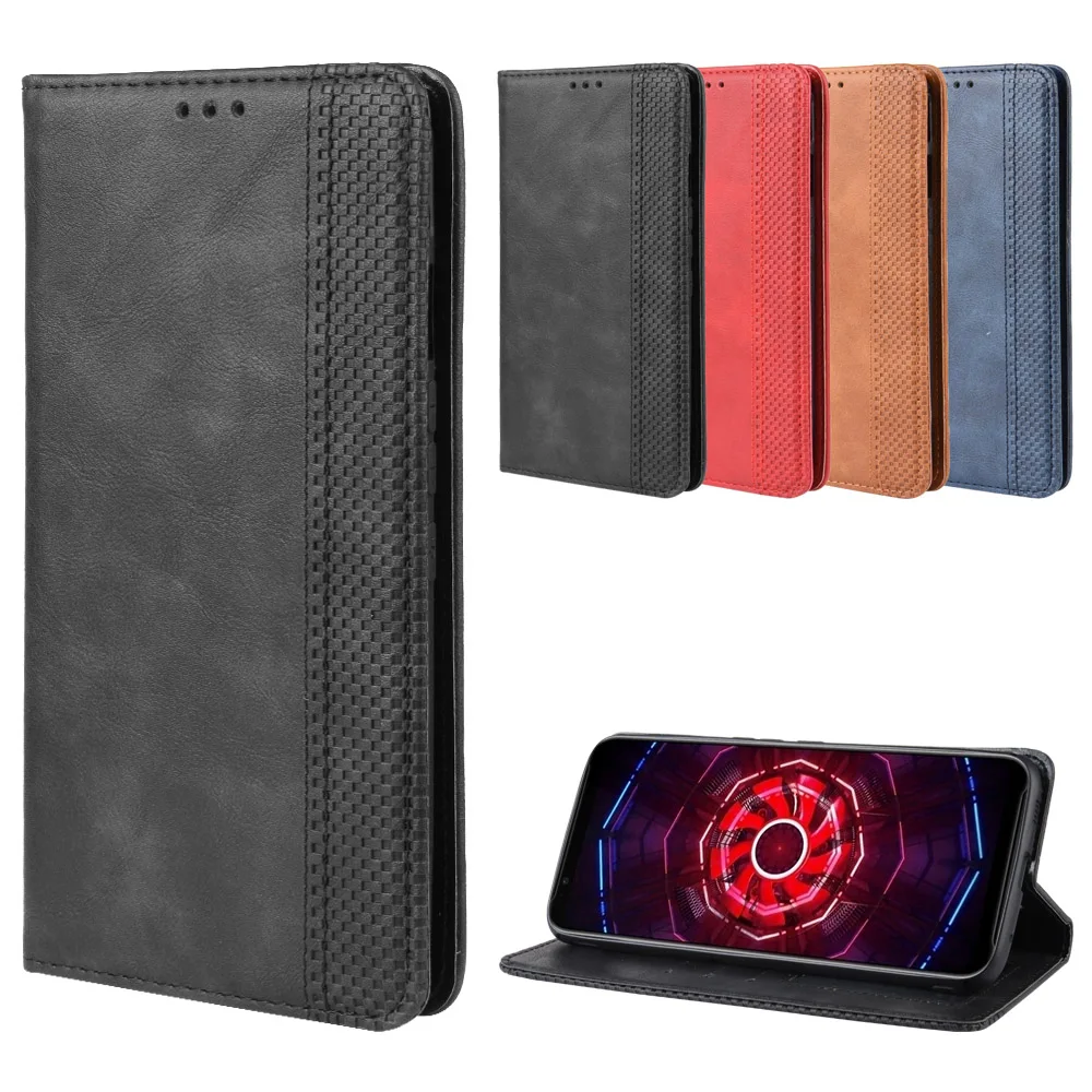 Роскошный кожаный чехол-книжка в стиле ретро для nubia Red Magic 3, чехол NX629J с бумажником и подставкой для карт, магнитный чехол-книжка nubia Red Magic3, чехол