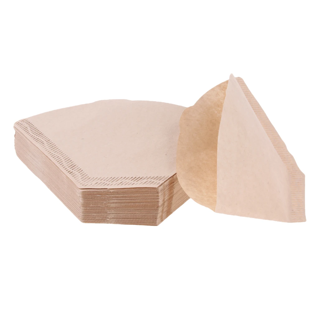 Pack Of 100 Pieces Of # 4 Coffee Filter Paper, Unbleached, Free Of