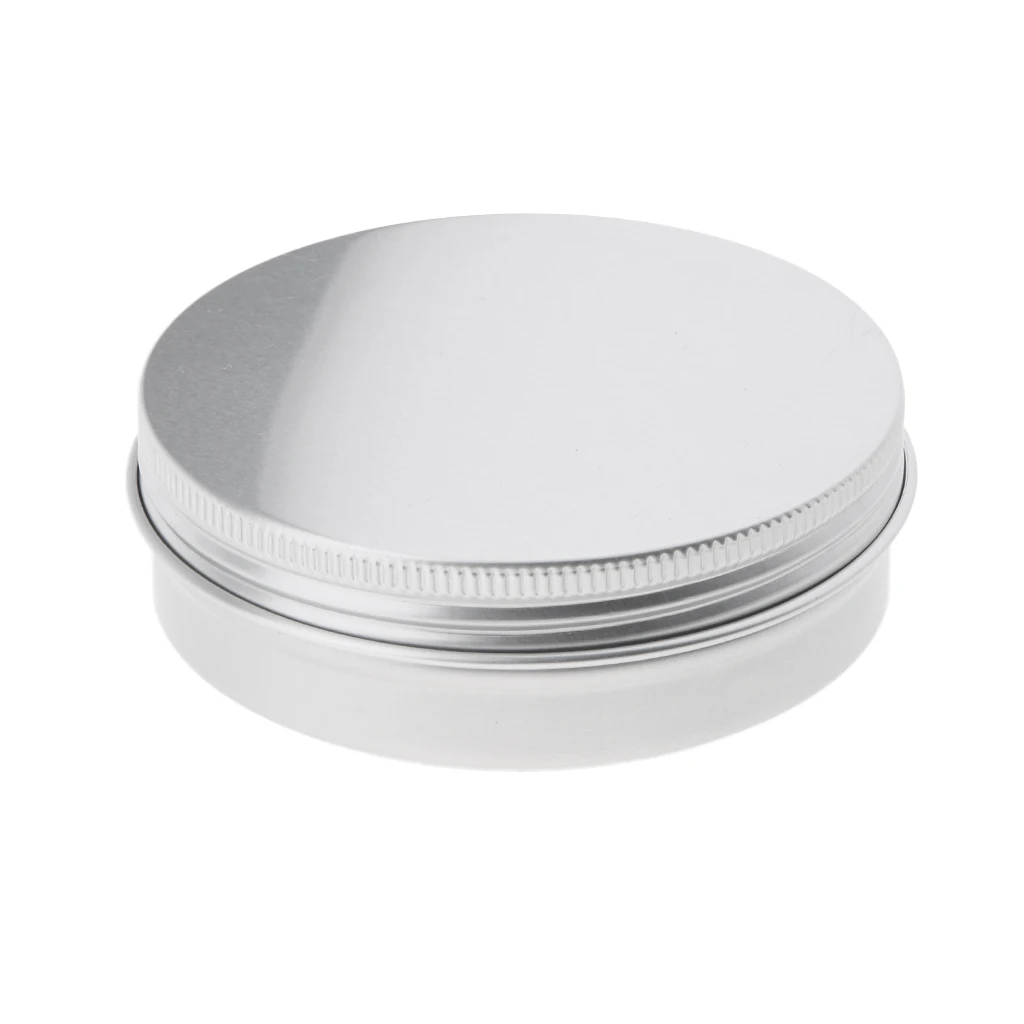 100g Empty Cosmetic Pots Lip Container Jar Aluminum Tins Cans Case Box 10PCs