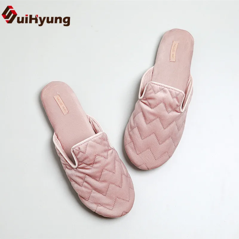 

Suihyung New Woman Slippers Autumn Winter Home Slippers Soft Warm Non-slip Indoor Shoes Women Bedroom Flip Flops House Slip On