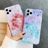 LOVECOM Phone Case For iPhone 12 11 Pro Max XR XS Max 6 7 8 Plus X Dream Conch Glossy Marble Soft IMD Full Body Back Cover Gift ► Photo 2/6