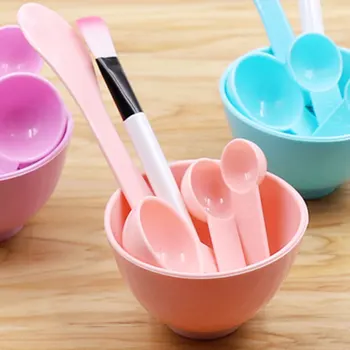

6pcs Diy Mask Set Mask Bowl Mask Brush Mask Mud Applicator Measuring Spoon Skin Care Tool