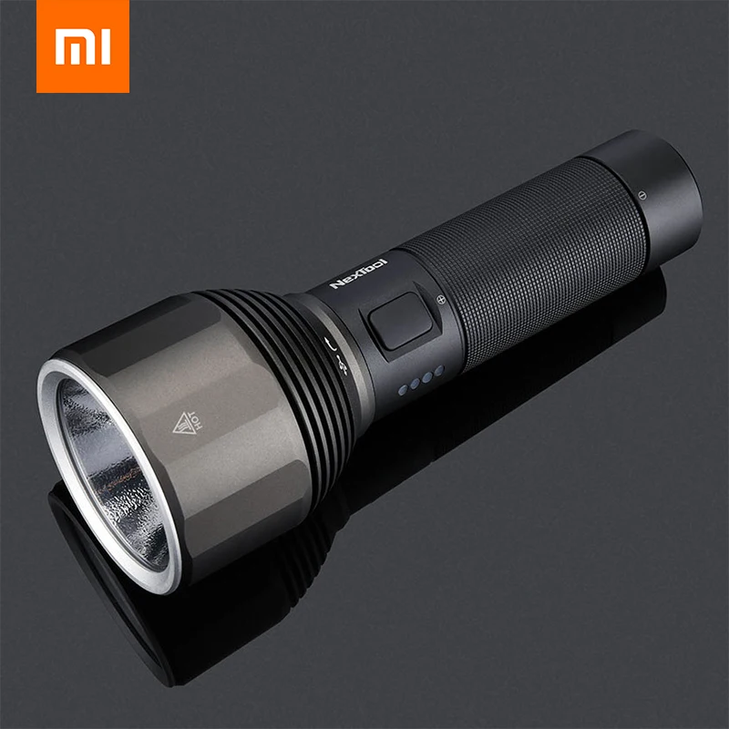 

XIAOMI Youpin NexTool 2000lm 380m USB-C Rechargeable 5 Modes IPX7 Waterproof LED Flashlight Type-C Seaching Torch for Camping