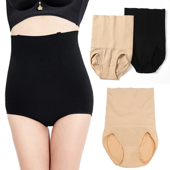 

1PC Shapewear Black Fashion Panties Underwear High Waist Tummy Control Lady's High Quality Thin Skin Body Sculpting