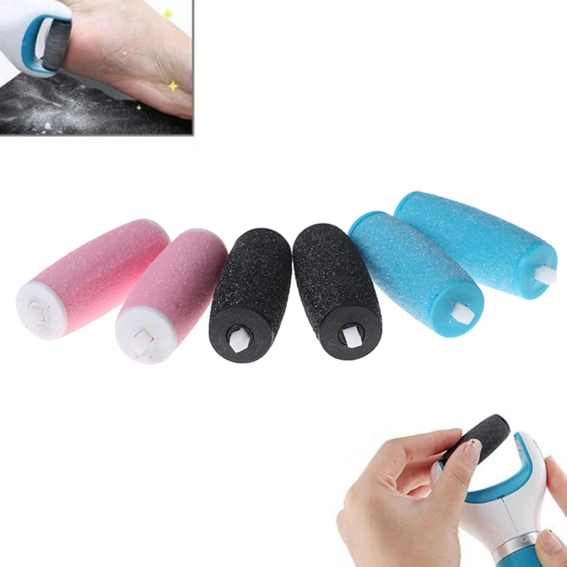 4PCS/10Pcs Polish Foot Care Tool Heads Hard Skin Remover Refills Replacement Rollers For Feet Care Tool 4pcs replacement mop heads for ocedar spin mop 360°rotary mop heads microfiber wiper heads mop cloth