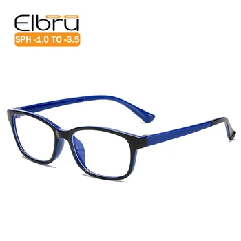 

Ebru Retro Round Myopia Glasses Frame Women Blue Film Optical Spectacles Frames Finished Nearsighted Goggles Diopter -1.0~3.5