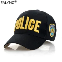 Мужская бейсбольная Кепка с вышивкой полиции, тактические кепки для мужчин, Женская бейсбольная бейсболка, грузовые шапки, армейская Спортивная уличная одежда